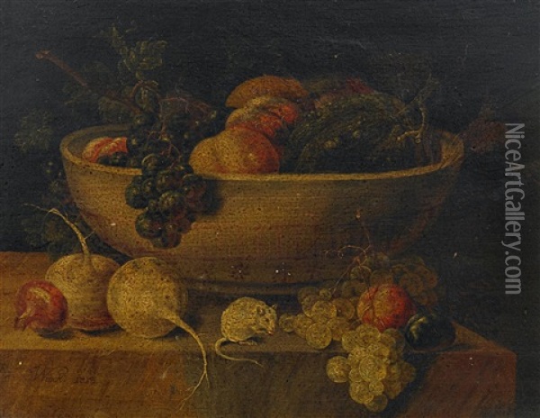 Zwei Gemalde Oil Painting - Johann Amandus Winck