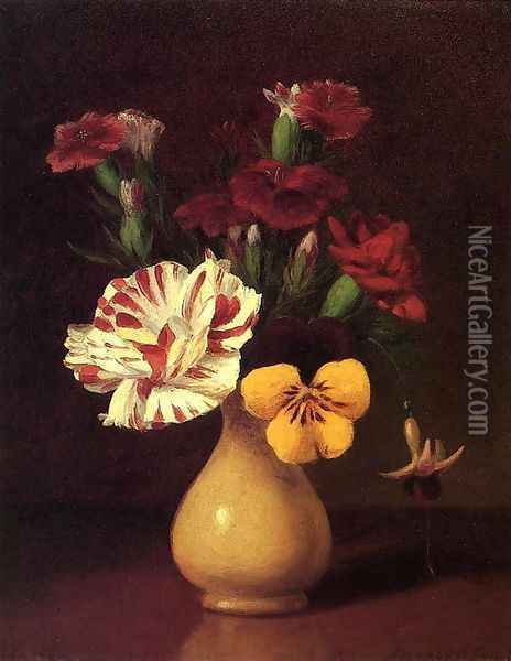 Vase of Flowers Oil Painting - John Williamson