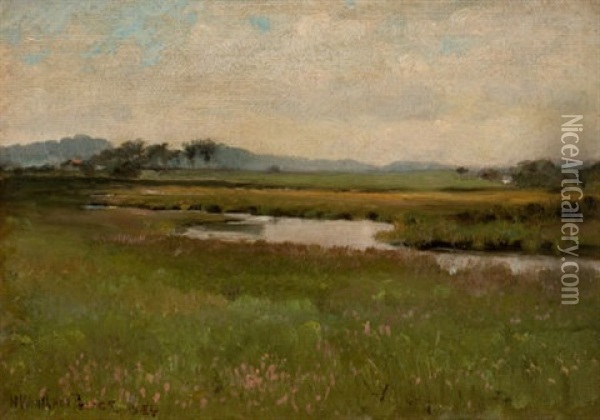 Revere Marshes Oil Painting - H. Winthrop Pierce