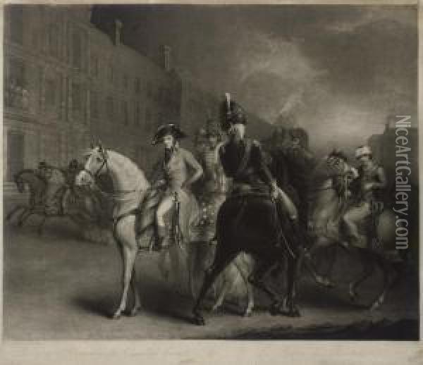 Bonaparte Reviewing The Consular Guards Oil Painting - Joseph Mallord William Turner