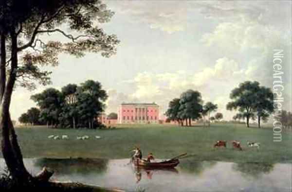 Tabley House Oil Painting - Anthony Devis