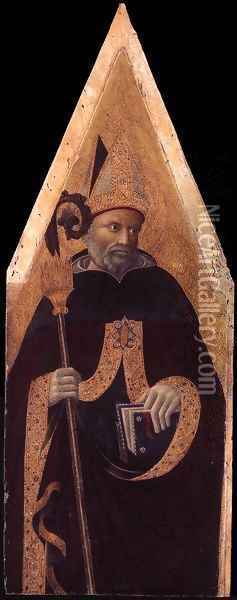 St Augustin Oil Painting - Pietro di Giovanni D`Ambrogio
