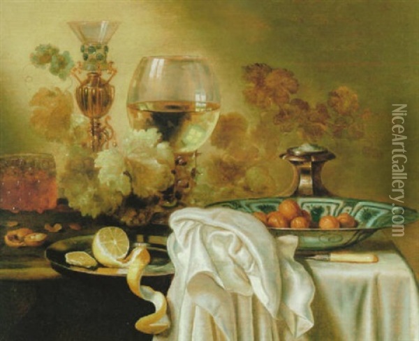 Maltidsstycke Oil Painting - Willem Claesz Heda