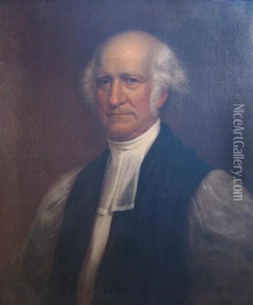 Portrait Of Reverend C. Mcilwaine Oil Painting - James Reid Lambdin