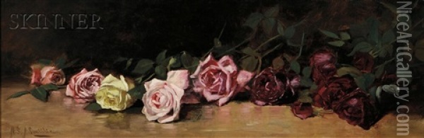 Roses Oil Painting - Helen Sheldon Jacobs Smillie