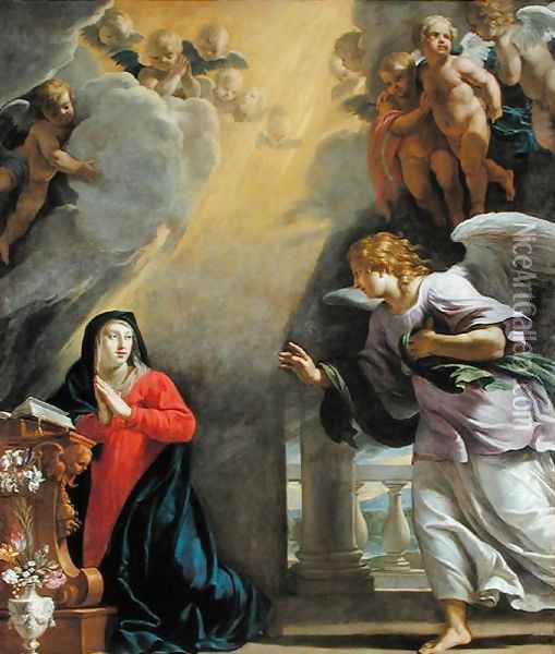 The Annunciation Oil Painting - Philippe de Champaigne