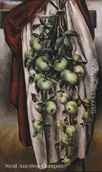 Apples Oil Painting - Frank Marsden London