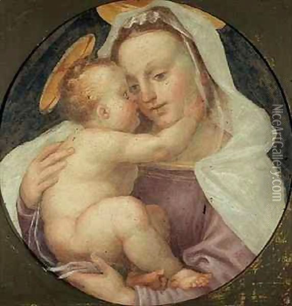 Madonna and Child 3 Oil Painting - Fra (Baccio della Porta) Bartolommeo