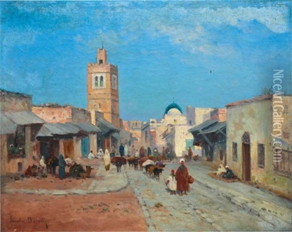 Ville Orientale, Le Marche Oil Painting - Emile Boivin