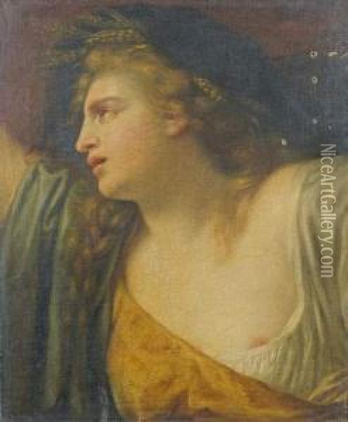 Etude De Ceres Oil Painting - Jean Jacques II Lagrenee