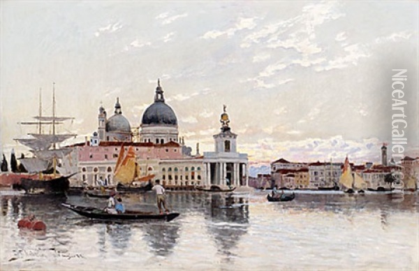 Fran Venedig Oil Painting - Carl Skanberg