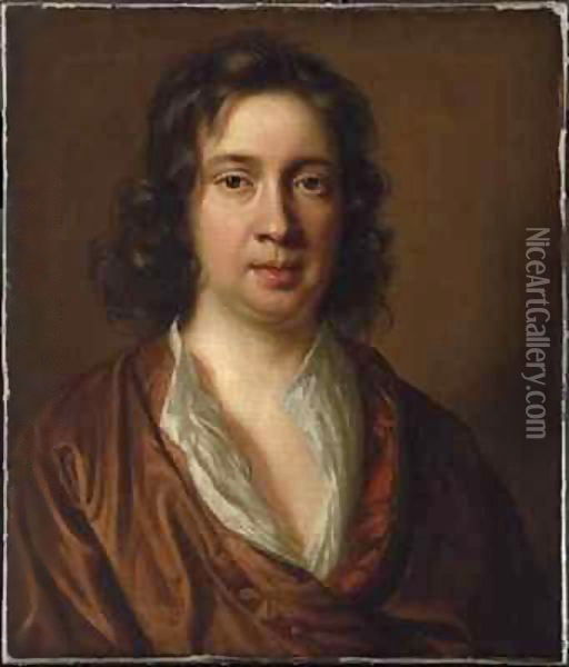 Portrait of the Artist's Husband, Charles Beale Oil Painting - Mary Beale