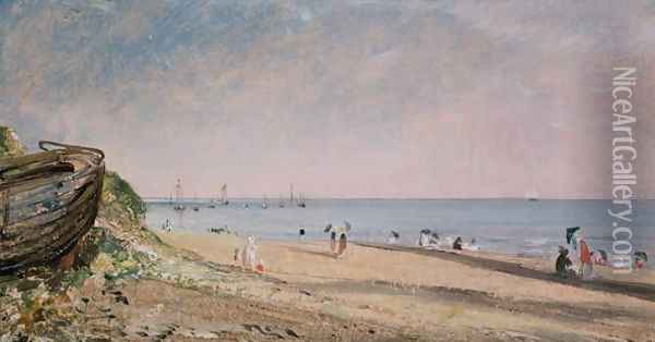 Brighton Beach Oil Painting - John Constable