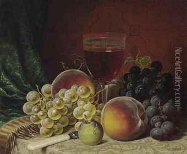 Fruit Oil Painting - William Mason Brown
