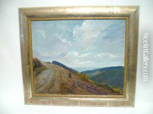 Paysage Oil Painting - Adolphe Rey