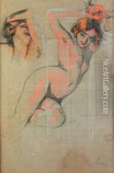 Desnudos Femeninos Oil Painting - Pierra Ribera