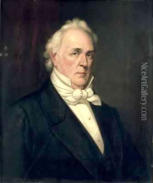 James Buchanan Oil Painting - Augustus J. Beck
