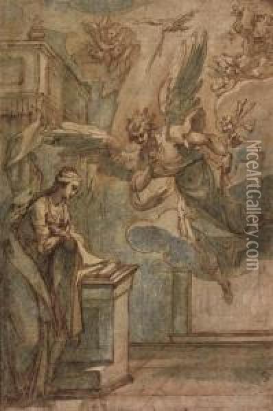 The Annunciation Oil Painting - Lodovico Cardi Cigoli