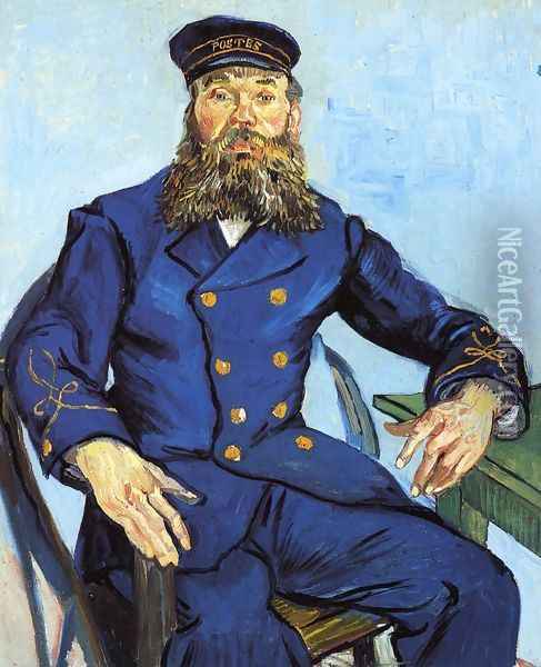 Portrait of Joseph Roulin Oil Painting - Vincent Van Gogh