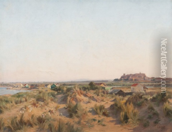 Fos-sur-mer Oil Painting - Joseph Garibaldi