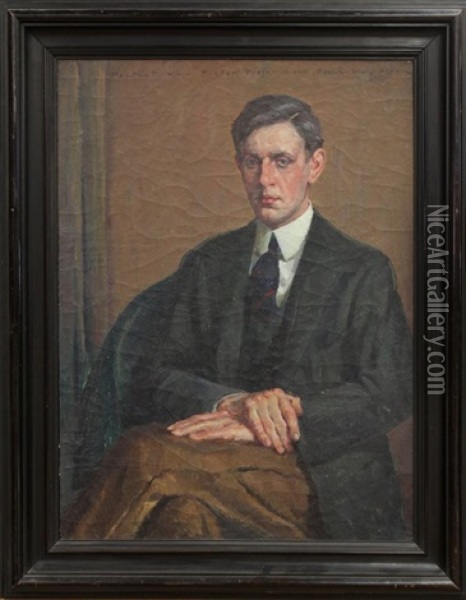Portrait Of Pieter Visfer Oil Painting - Frank Joseph van Sloun