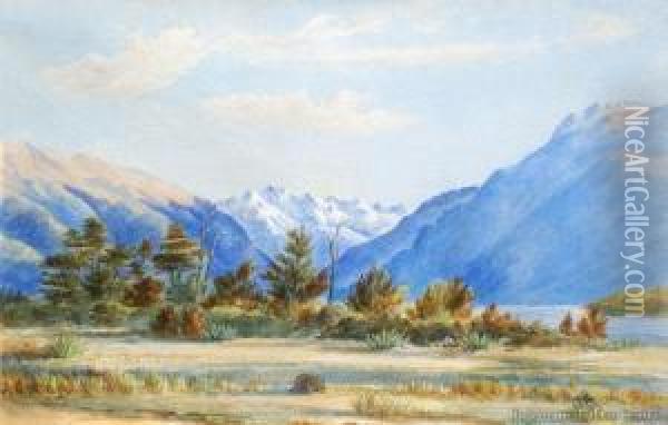 Wairau Valley, Marlborough Oil Painting - Charles Adolphus Muntz