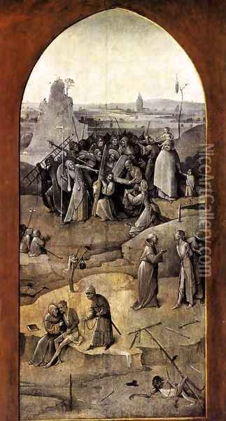 Triptych of Temptation of St Anthony (outer right wing) 2 Oil Painting - Hieronymous Bosch