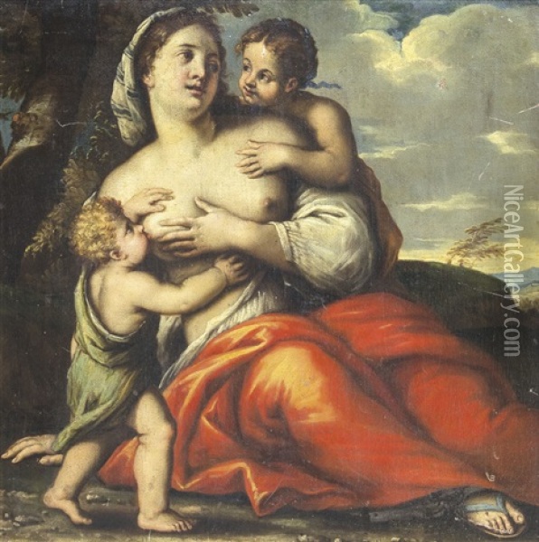 La Carita Oil Painting -  Moretto da Brescia