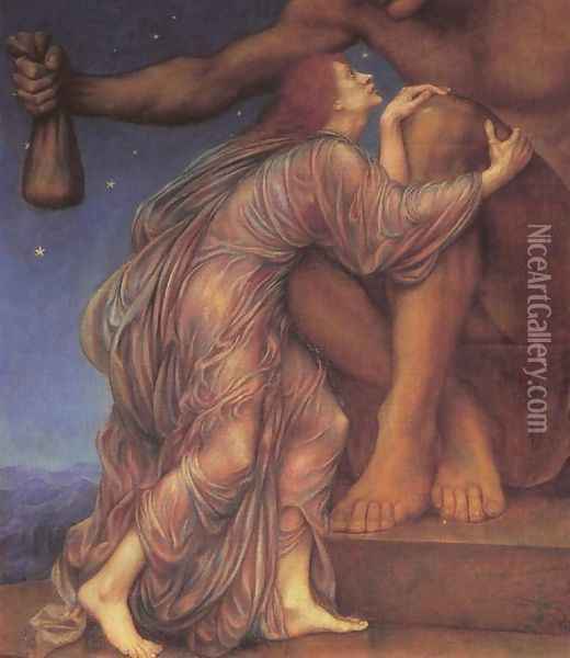The Worship of Mammon Oil Painting - Evelyn Pickering De Morgan
