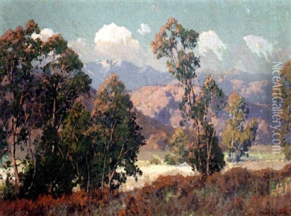Mountain Valley Oil Painting - Maurice Braun