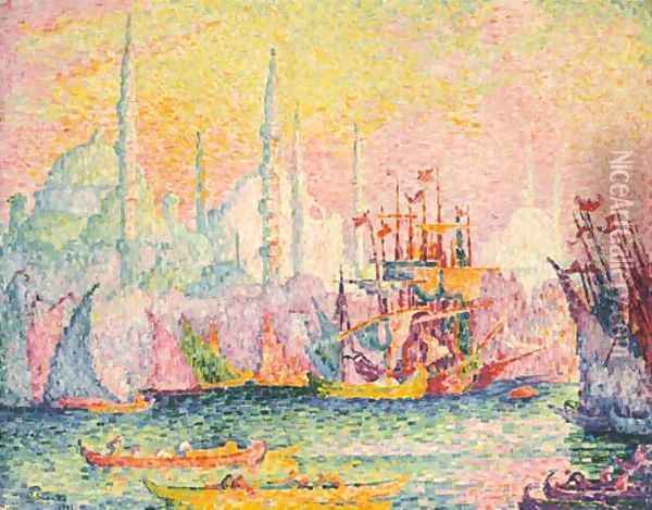 Constantinople (Corne d'Or) Oil Painting - Paul Signac