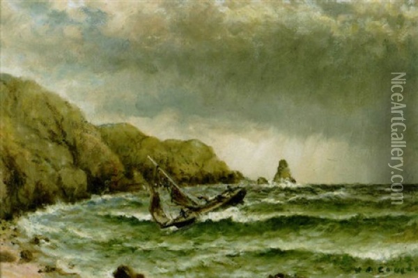 Off The Rocks Oil Painting - William Alexander Coulter