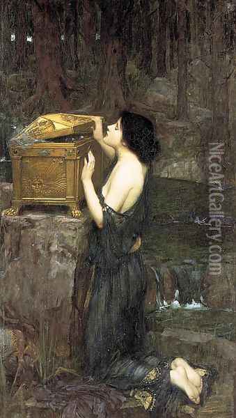 Pandora 1896 Oil Painting - John William Waterhouse