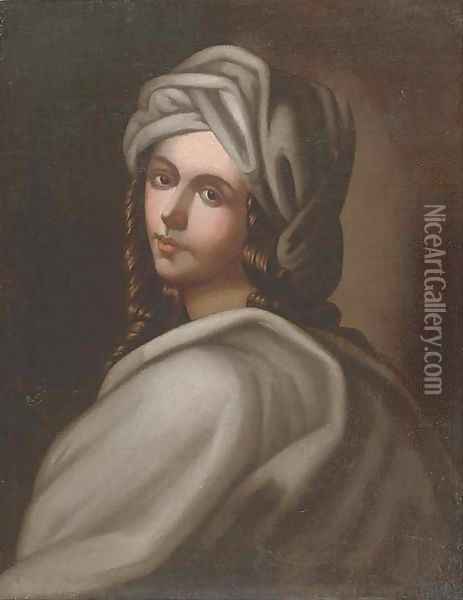 Portrait of a girl 4 Oil Painting - Guido Reni