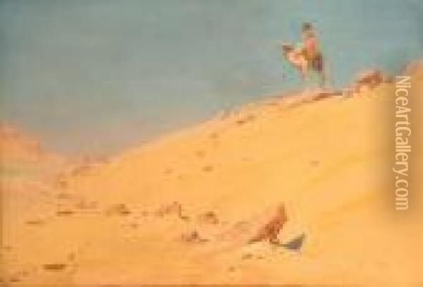 La Dune Oil Painting - Augustus Osborne Lamplough