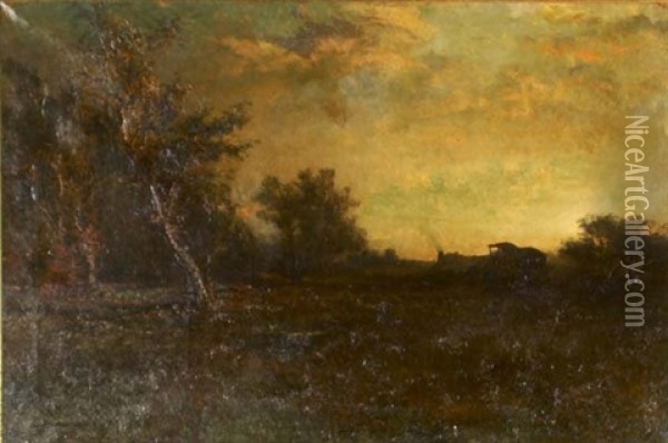 Untitled (landscape) Oil Painting - George Herbert McCord