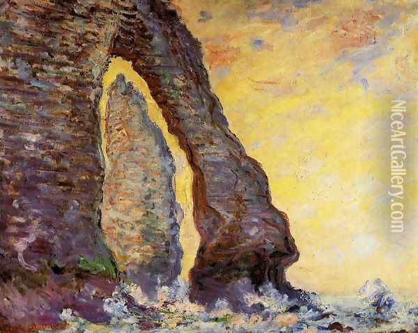 The Rock Needle Seen Through The Porte D Aval Oil Painting - Claude Oscar Monet