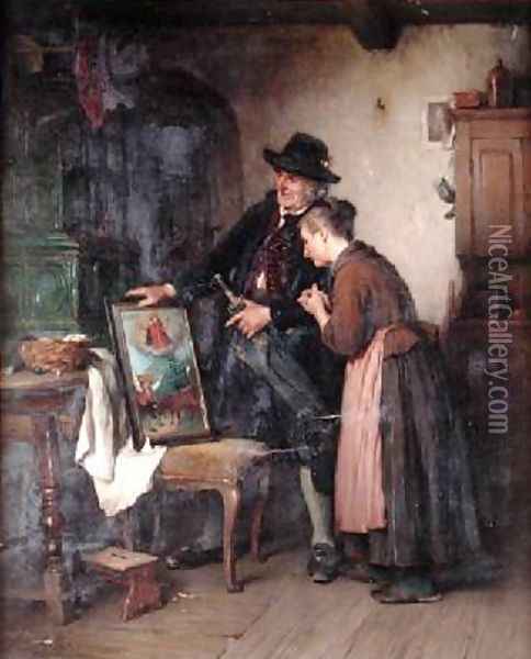 The Latest Acquisition Oil Painting - Joseph Miller