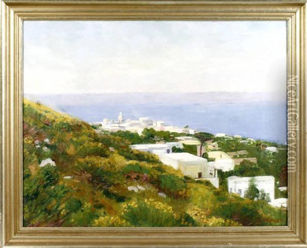Anacapri Auf Capri Oil Painting - Carl Hansen
