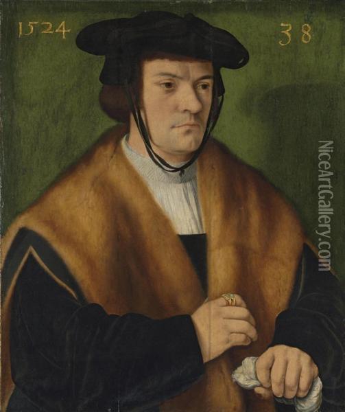 Portrait Of Gerhard Von Westerburg Oil Painting - Barthel Bruyn