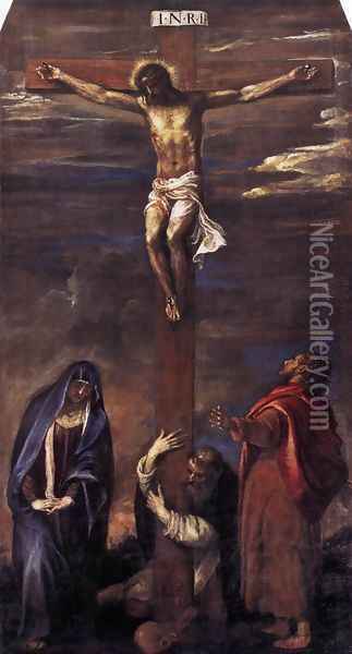 Crucifixion 2 Oil Painting - Tiziano Vecellio (Titian)