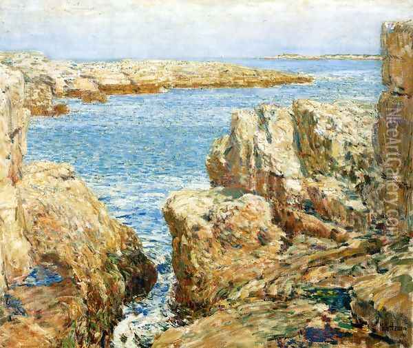 Coast Scene, Isles of Shoals Oil Painting - Childe Hassam