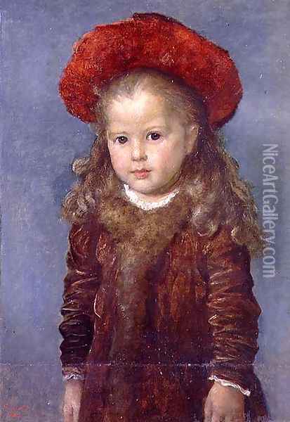 Zoe Ionides Oil Painting - George Frederick Watts