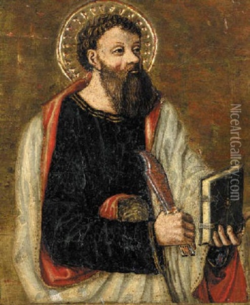 Saint Bartholomew Oil Painting - Vincenzo Civerchio