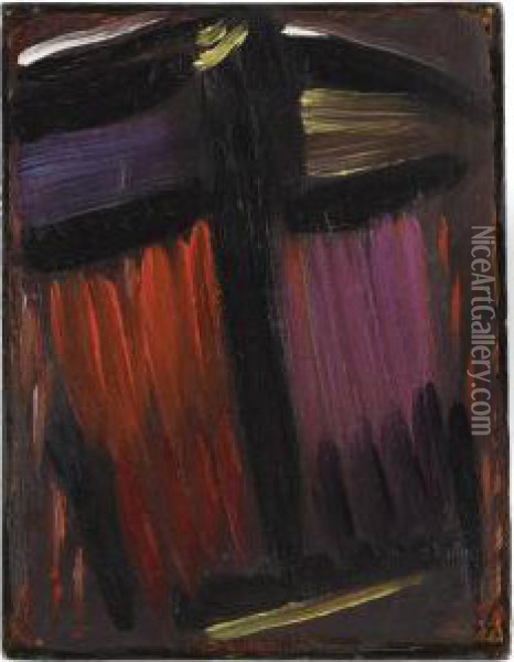 Meditation Oil Painting - Alexei Jawlensky