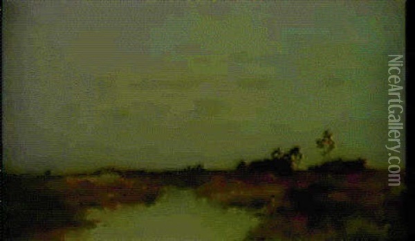 Marshland Pastures Oil Painting - Karl Heffner