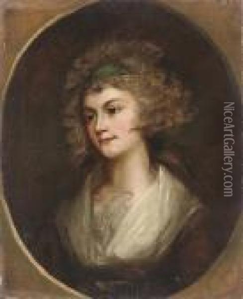 The Parson's Daughter Oil Painting - George Romney