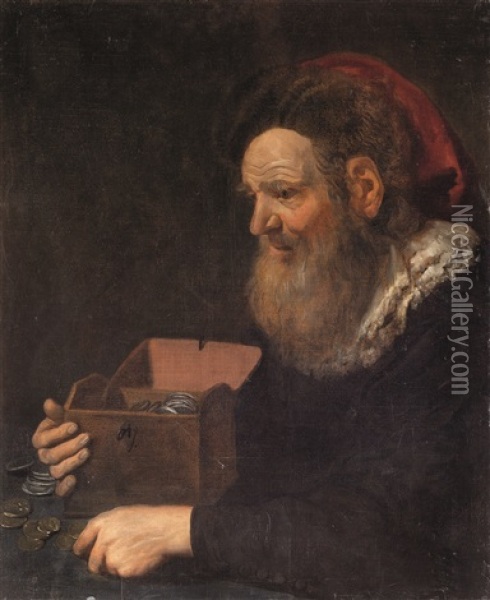 Ritratto Di Gabelliere Oil Painting -  Rembrandt van Rijn