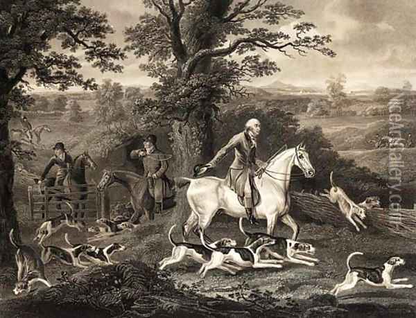 John Corbet and his fox hounds, by Richard Woodman Oil Painting - Thomas Weaver