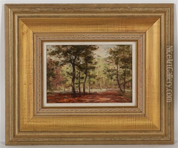 Woodlands Oil Painting - Joseph Morris Henderson
